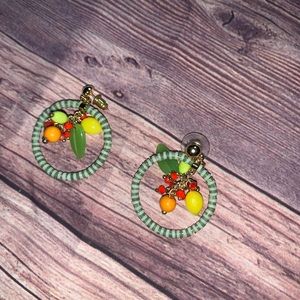 Macy’s Earrings and Bracelet Set Fruit Beads